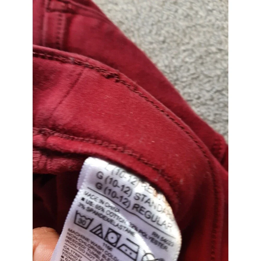 Old Navy Girls Pants Ballerina Red Large L